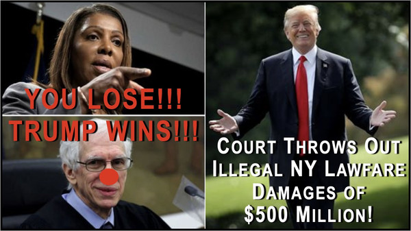 Justice for Trump as NY Court Throws Out Fraud Penalty
