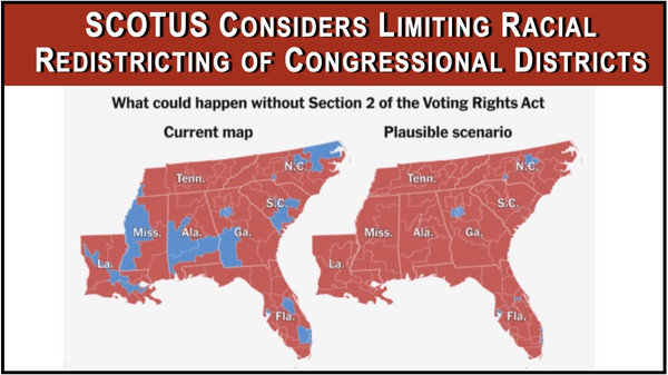 SCOTUS Hears Arguments over Racial Congressional Districts