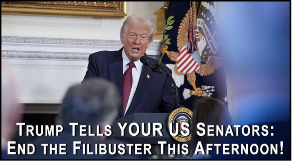 Trump Demands Senate End the Filibuster