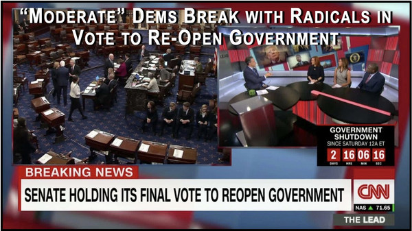 Senate Vote Paves Way to Re-Open Government