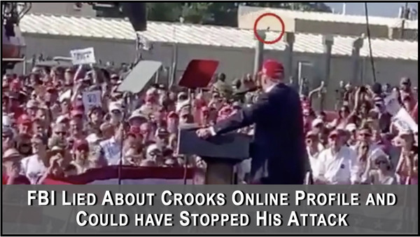 FBI Lied about Crooks Motive and Online Activity