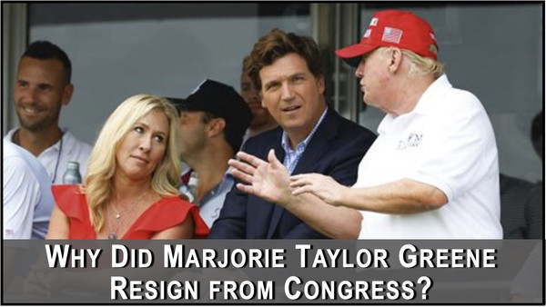 Marjorie Taylor Greene Announces Resignation from Congress