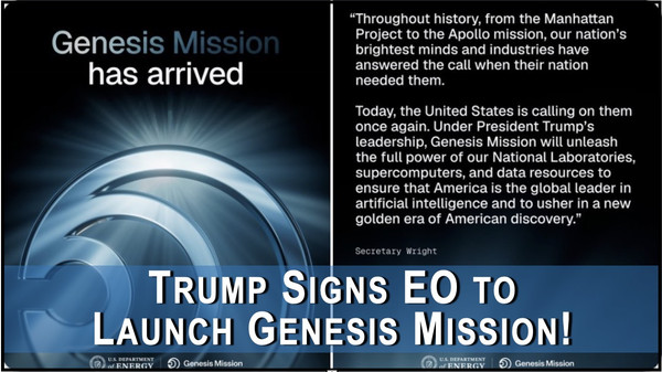 Trump Launches Genesis Mission for AI