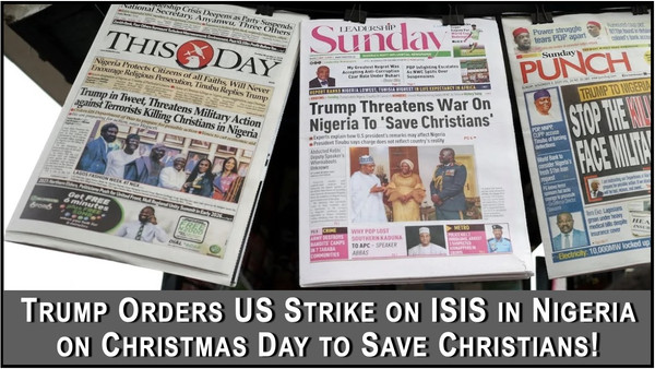 US Strikes ISIS Muslims on Christmas Day!