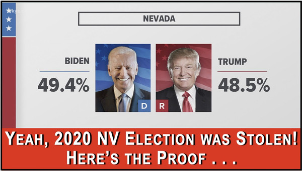 GA, AZ, PA, MI now Nevada! The 2020 Election Steal is REAL!