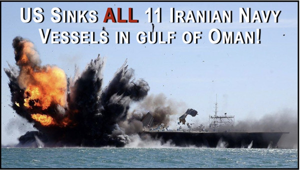 Iran Navy Destroyed & Missile Attacks Greatly Diminished
