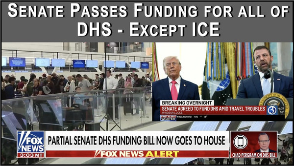 Senate Votes to Fund DHS but Not Ice