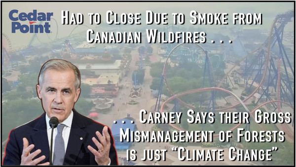 Inept Canadian PM blames their Forest Mismanagement on Climate