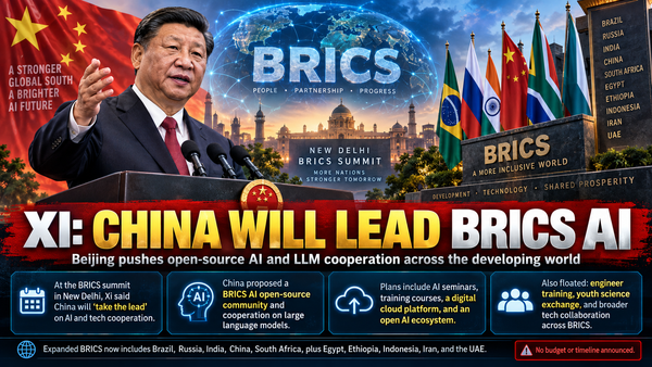 Xi Says that China will take the Lead in Setting AI Standards