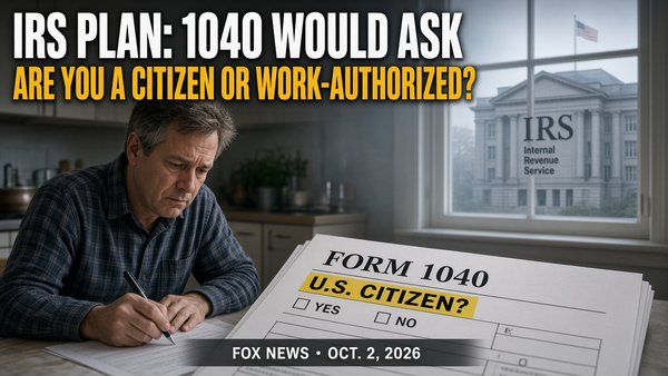 Trump Admin Wants IRS to Require Citizenship on Taxes