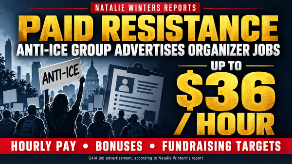 ANTI-ICE Pays $36 Per Hour for Fake Protestors