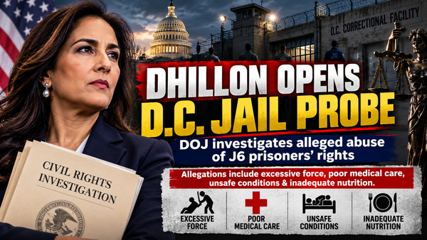 Dhillon Opens Probe into DC Jails