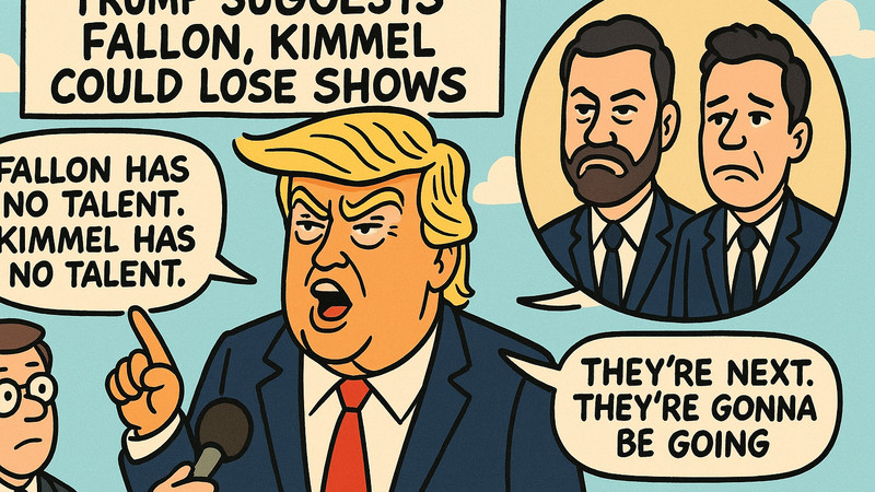 Trump Declares Late Night a Talent-Free Zone, Suggests Basement Relocation for Hosts