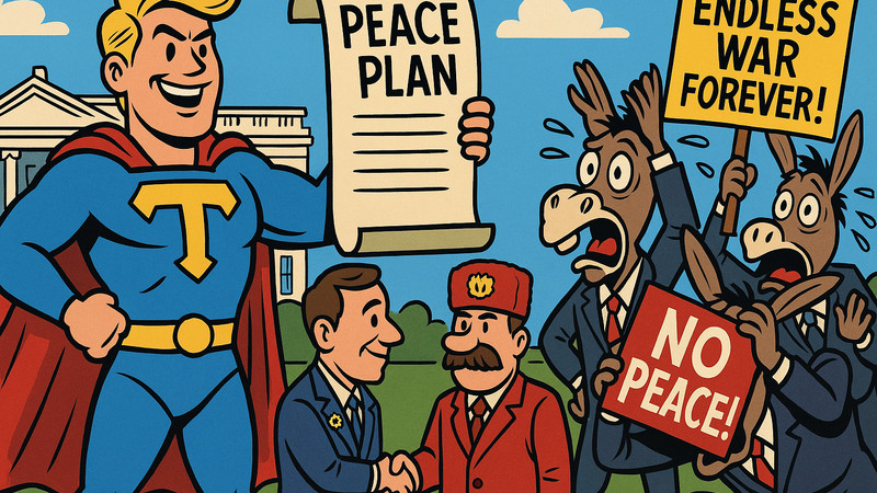 Trump’s ‘Very Good, Early Step’ Makes Democrats Panic That Peace Might Break Out