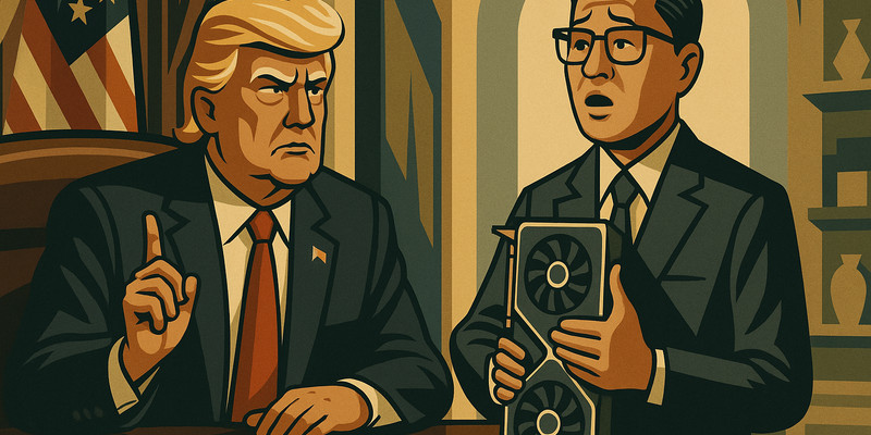 Nvidia CEO Begs Trump To Let Him Sell Chips To China Like It’s A Communist Costco