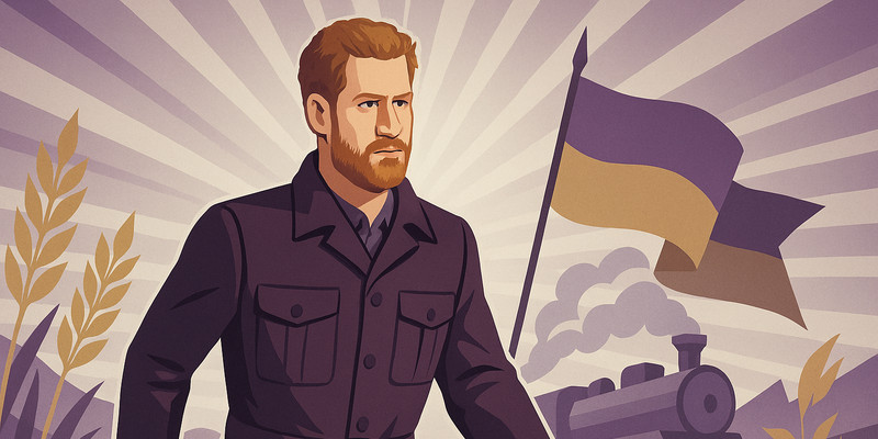 Prince Harry Checks With Meghan, Then Checks Into Kyiv