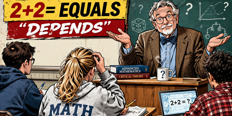 Elite Universities Introduce New Math Standard Where 2+2 Equals “Depends”