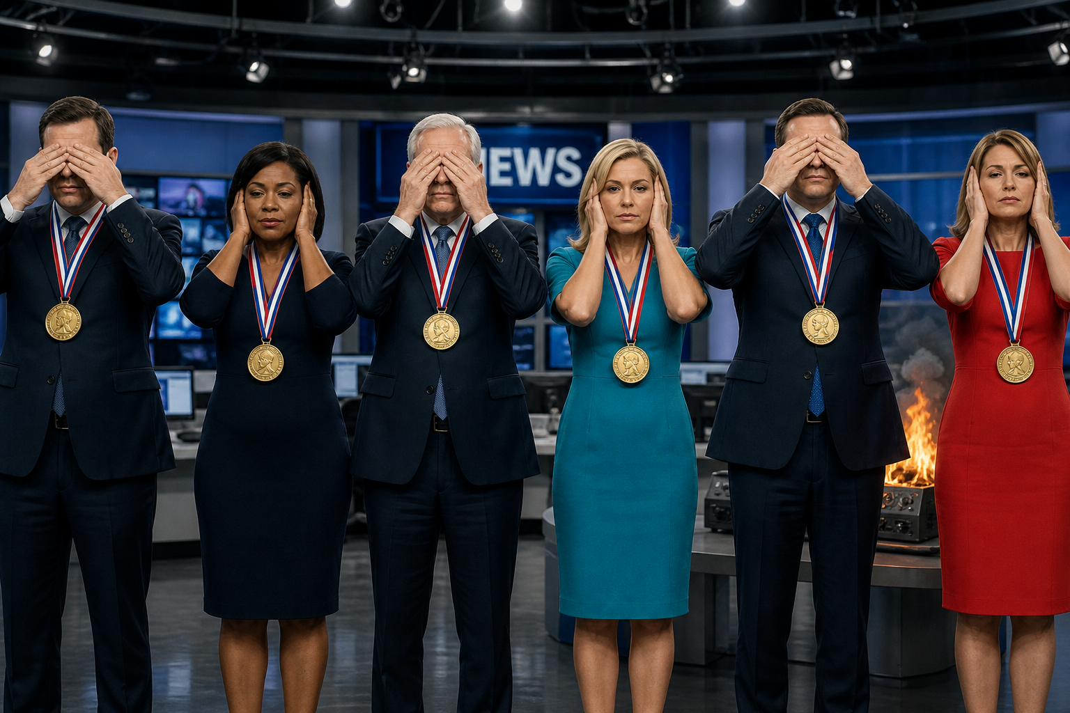 Journalists Awarded Medals Of Valor For Courageously Ignoring Biden Tapes