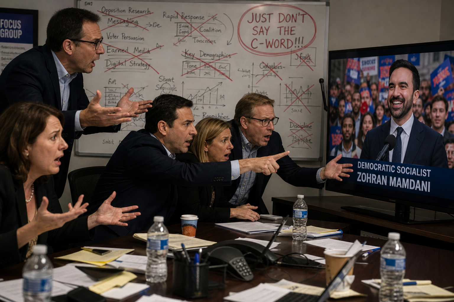 Democrats Launch Task Force To Figure Out How Voters Heard Thing That Was Said On National Television