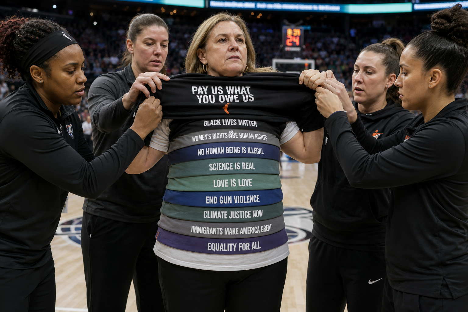 WNBA Coach Exhibits Unprecedented Bravery By Wearing T-Shirt Everyone Already Agrees With