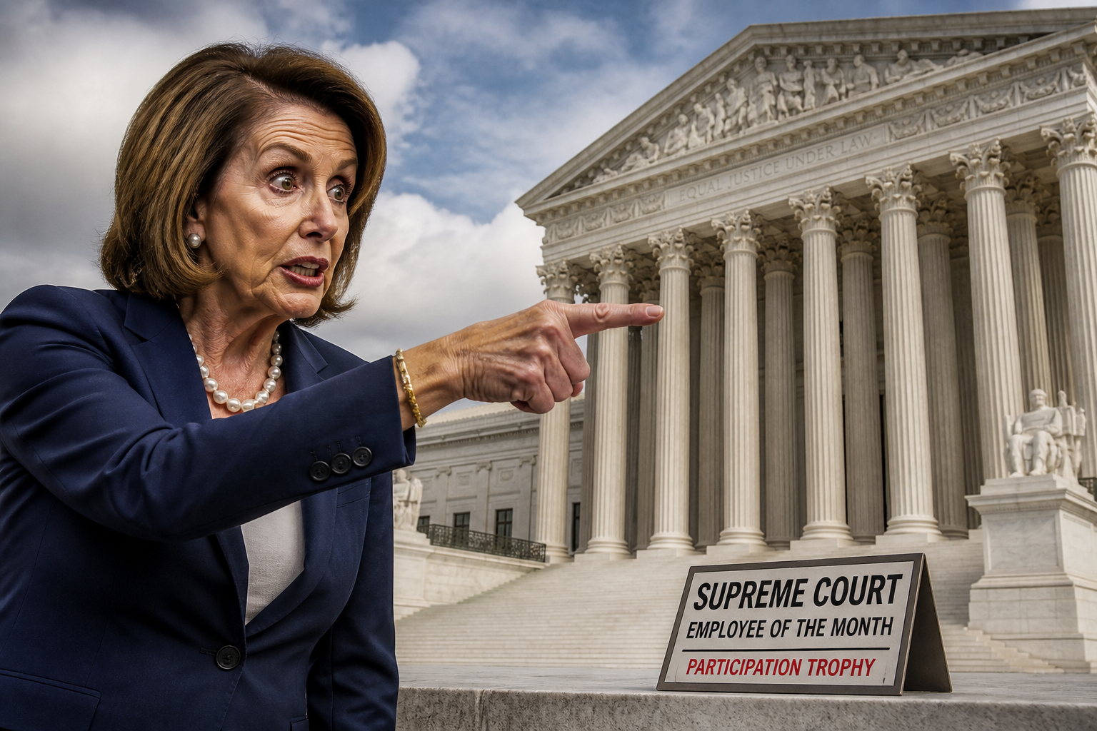 Nancy Pelosi Demands To Speak To Supreme Court's Manager