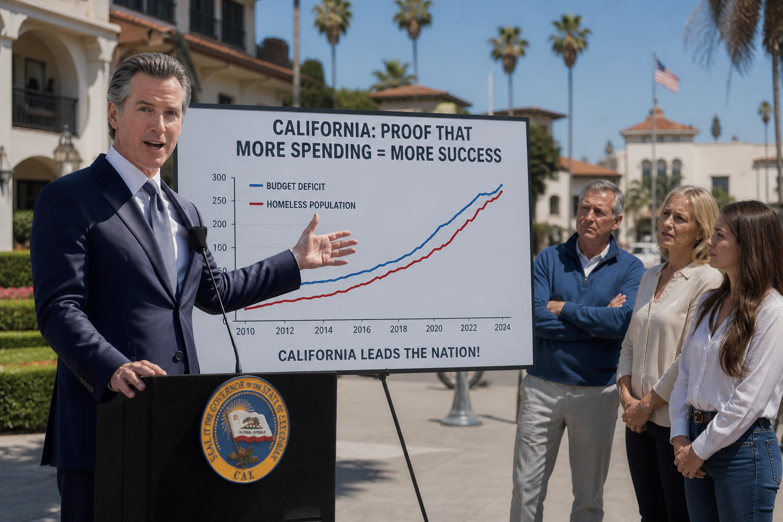 Gavin Newsom Launches 'Make America California' Tour In States That Wisely Opted Out