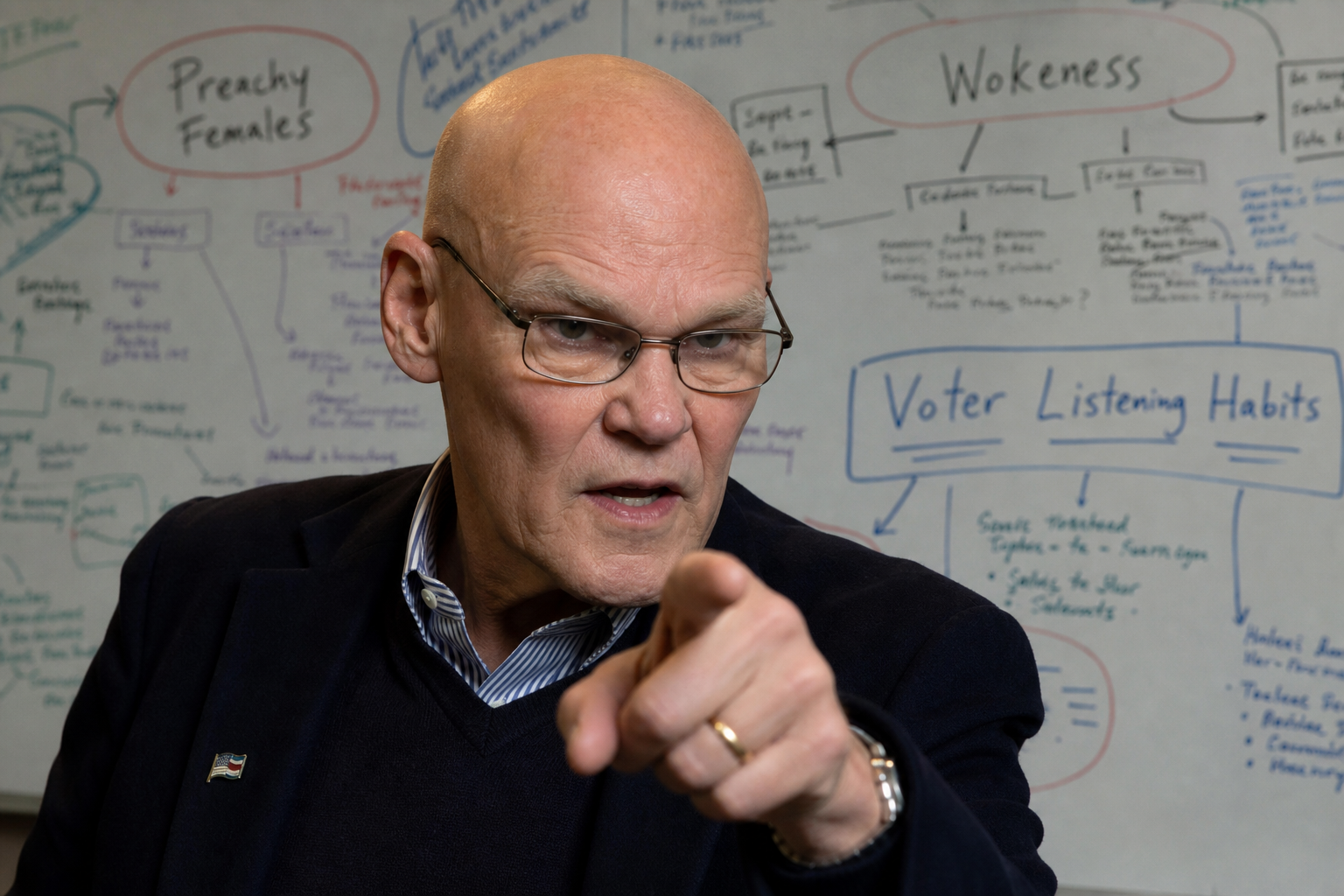 James Carville Solves Democratic Woes By Blaming Everyone Except Democrats