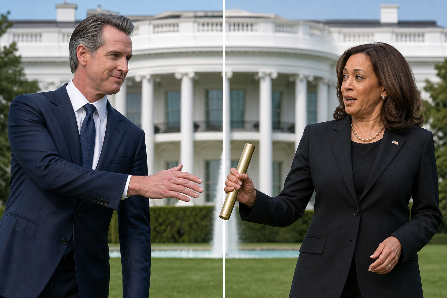 Gavin Newsom Bravely Announces He Won't Run Against Kamala Harris, Narrowing 2028 Democratic Field From 'Uninspiring' to 'Also Uninspiring
