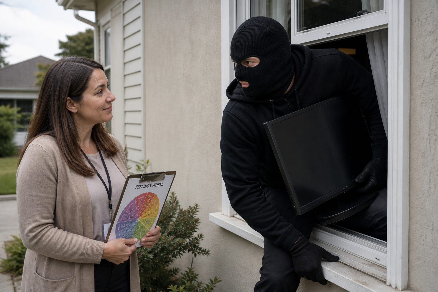 Man Mid-Burglary Agrees To Pause And Explore His Feelings With Unarmed Response Team
