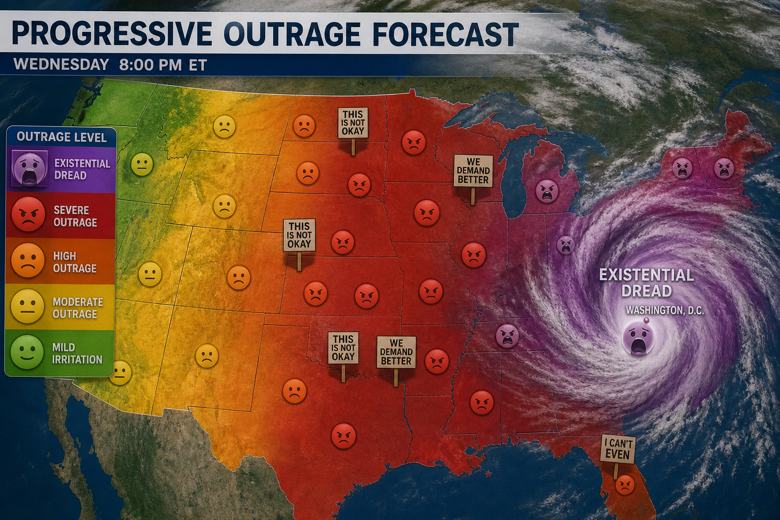 Progressive Outrage Forecasters Upgrade GOP Policy Proposal From 'Deeply Concerning' To 'Literally The Apocalypse