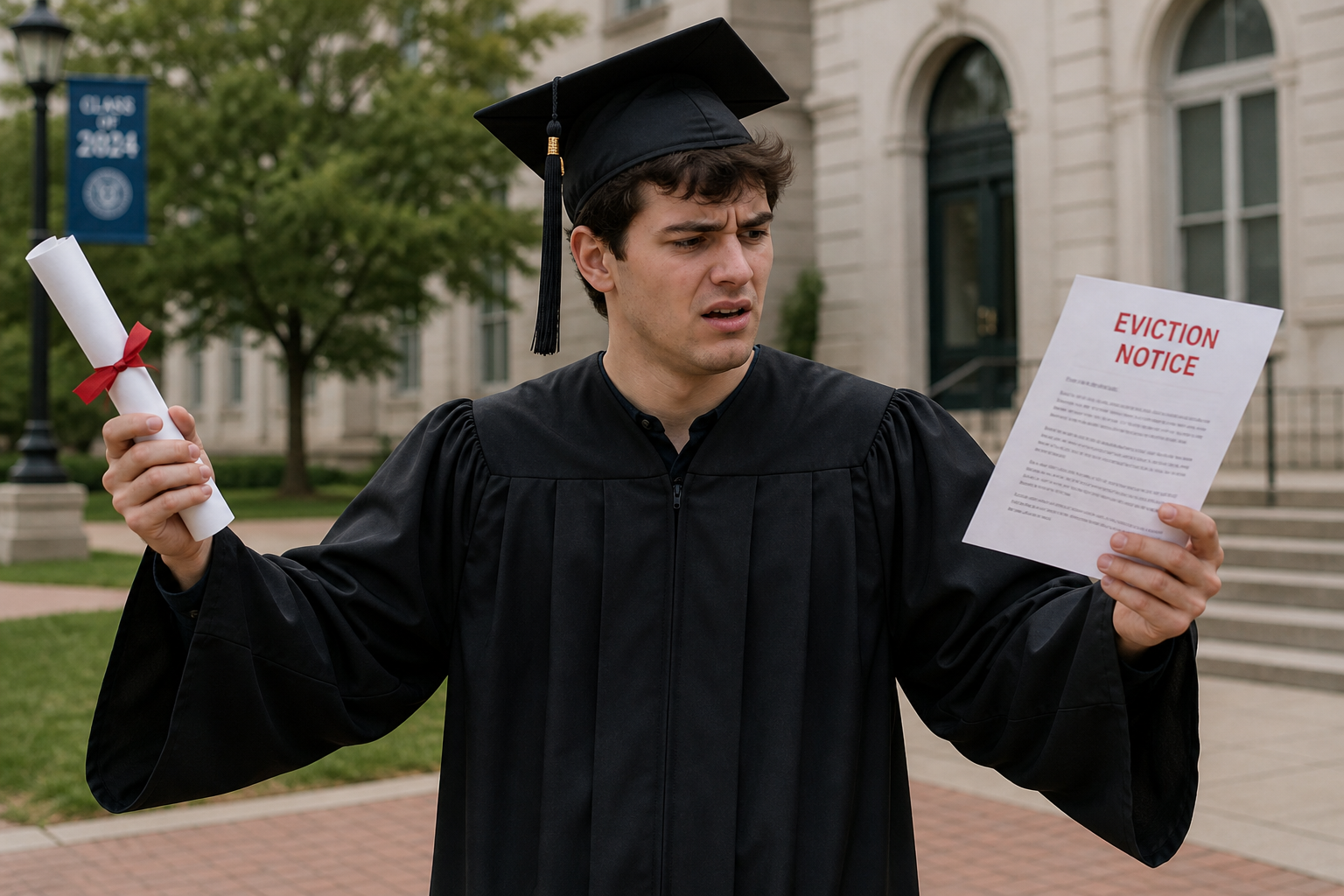 Area Gender Studies Major Bravely Deconstructs Unfair Societal Expectation of Paying Rent
