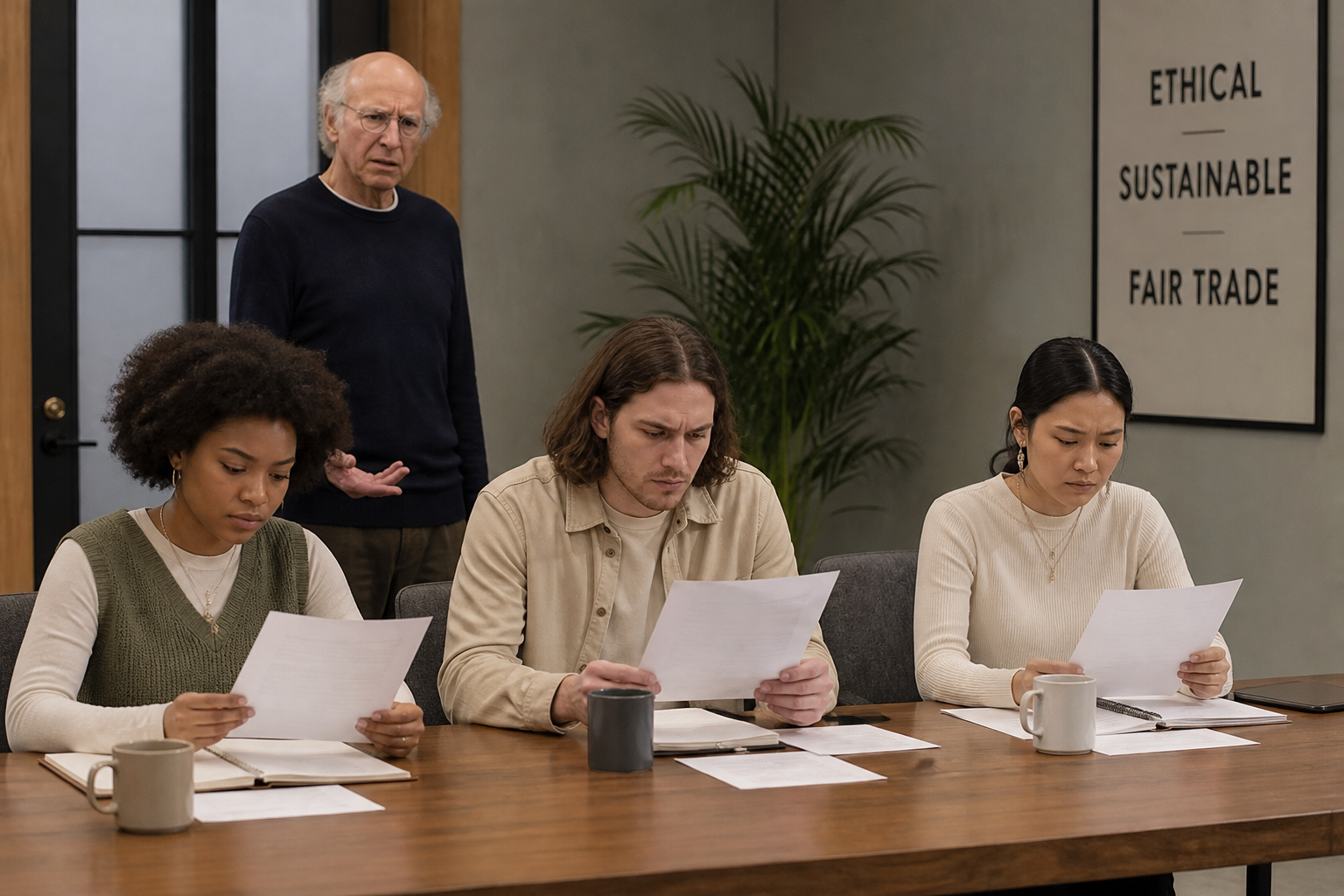 Progressive High Council To Rule On Whether Larry David Is Still Allowed To Be Funny