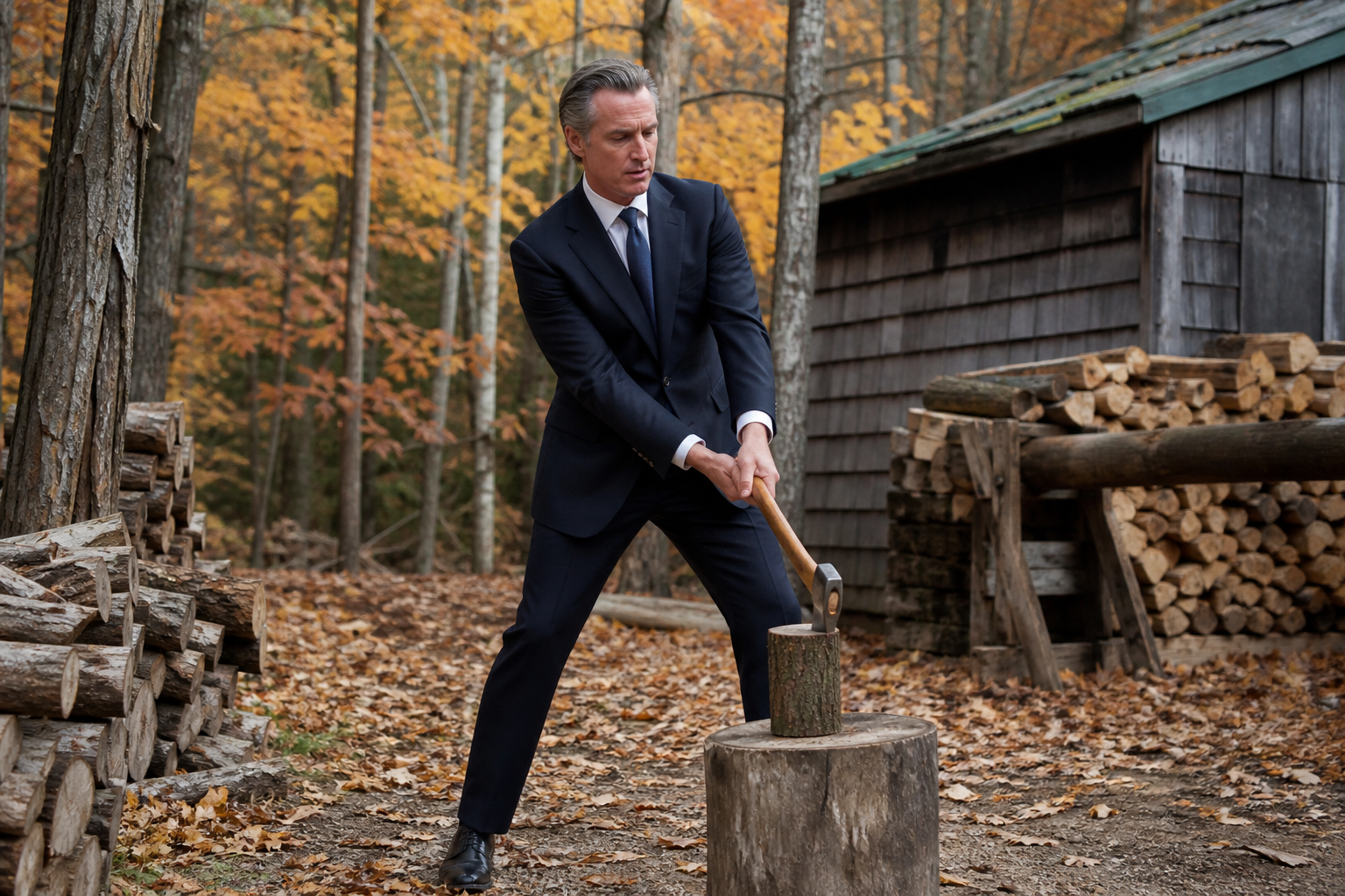Gavin Newsom Arrives In New Hampshire To Explain Why They Should Be More Like California