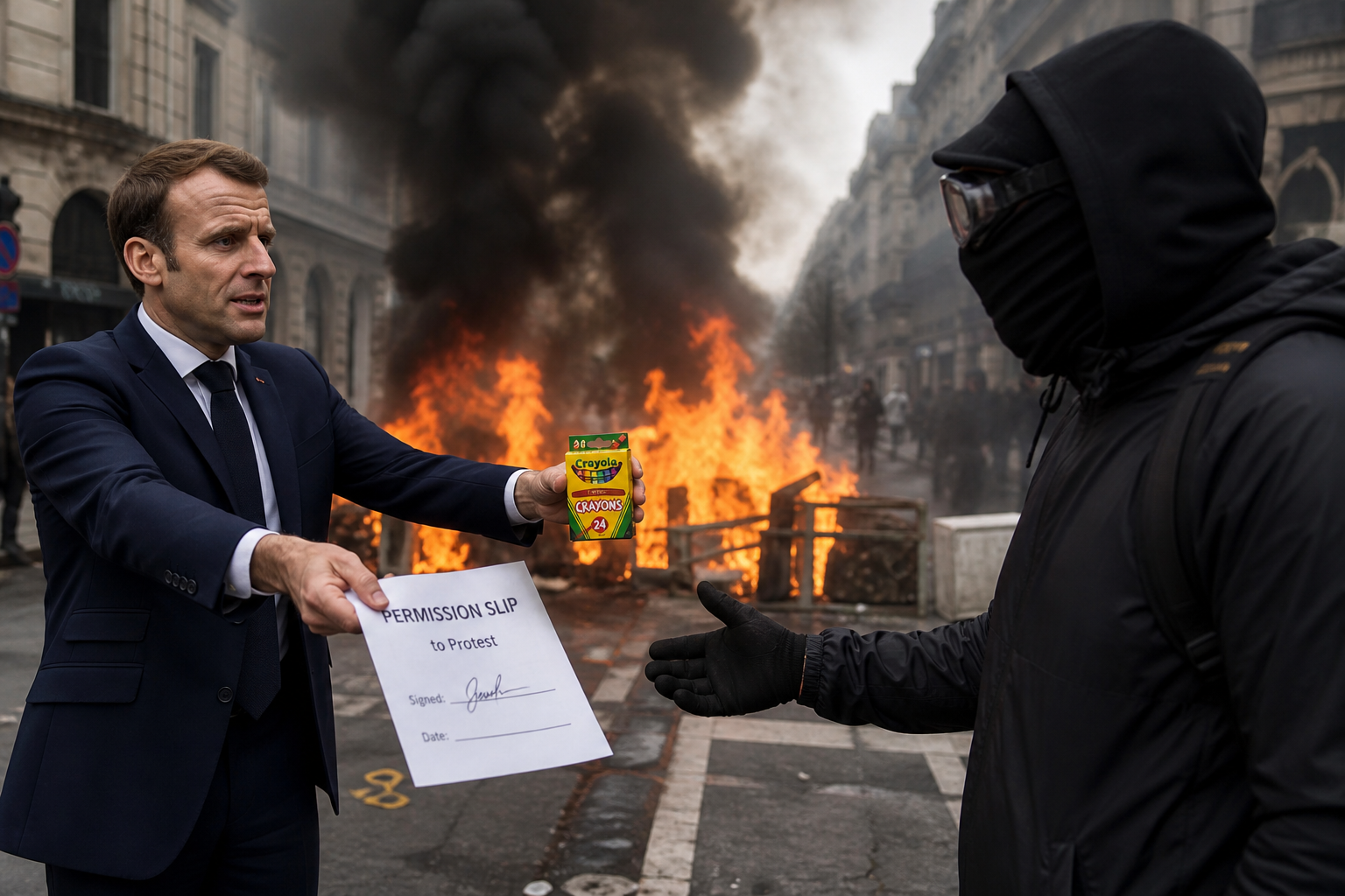 Experts Trace French Riots To Insufficient Number Of School Field Trips To Louvre